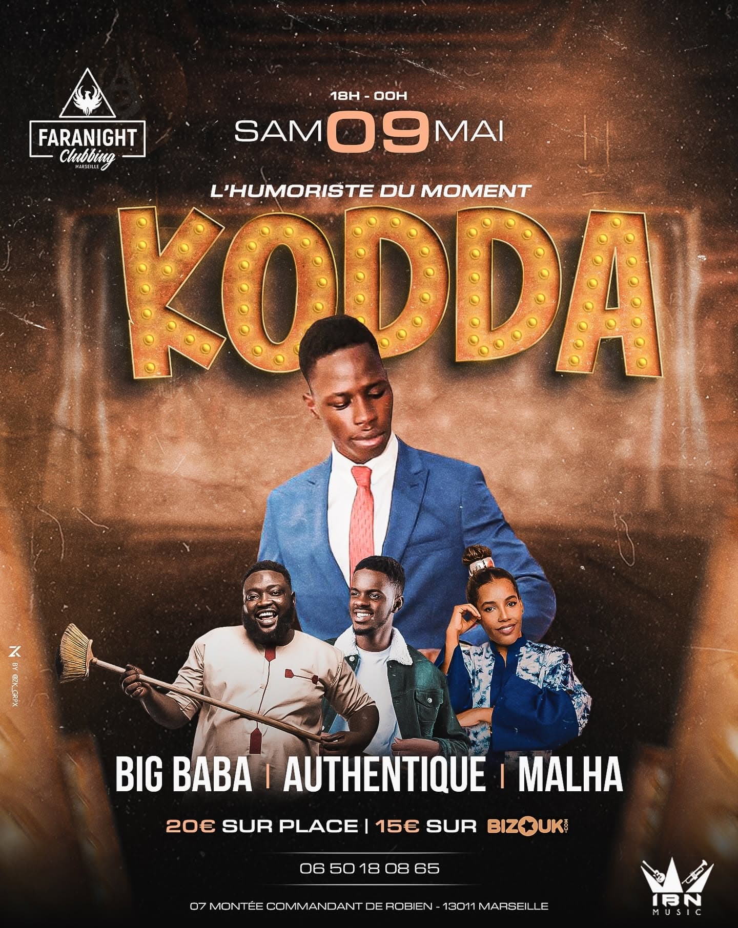 FaraNight Clubbing : Kodda & Showcase Exclusif Sensey